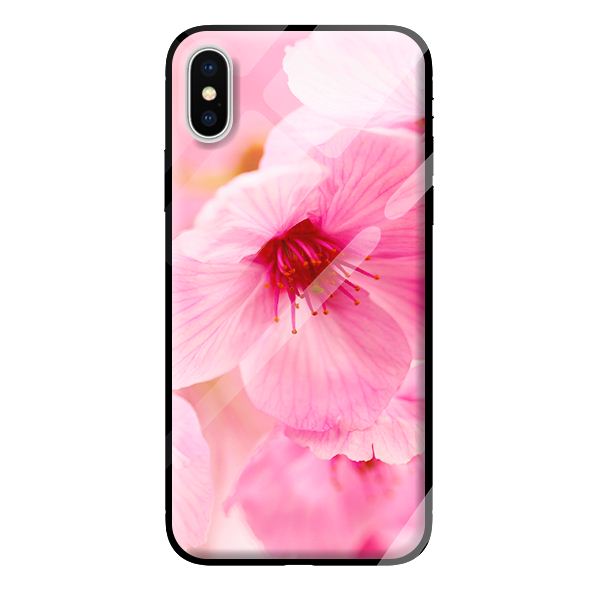 Ốp kính cường lực cho iPhone XS MAX hoa 27 - Hàng chính hãng