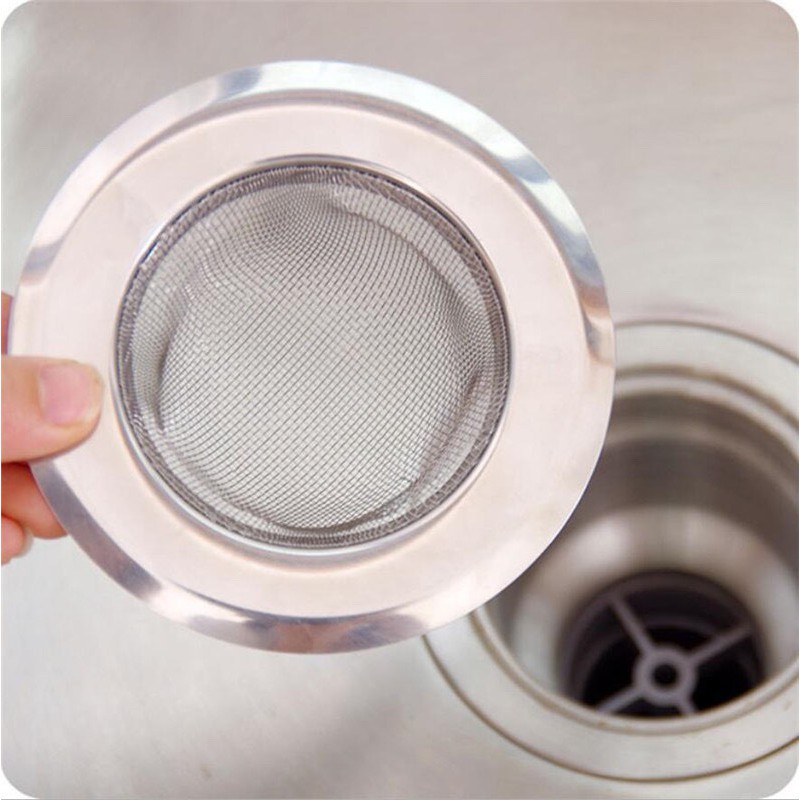 Tấm Lọc Rác Bồn Rửa Chén Cao Cấp Chất Liệu INOX - Lưới Lọc Rác Bồn Rửa Bát Chống Tắc Nghẽn Hiệu Quả