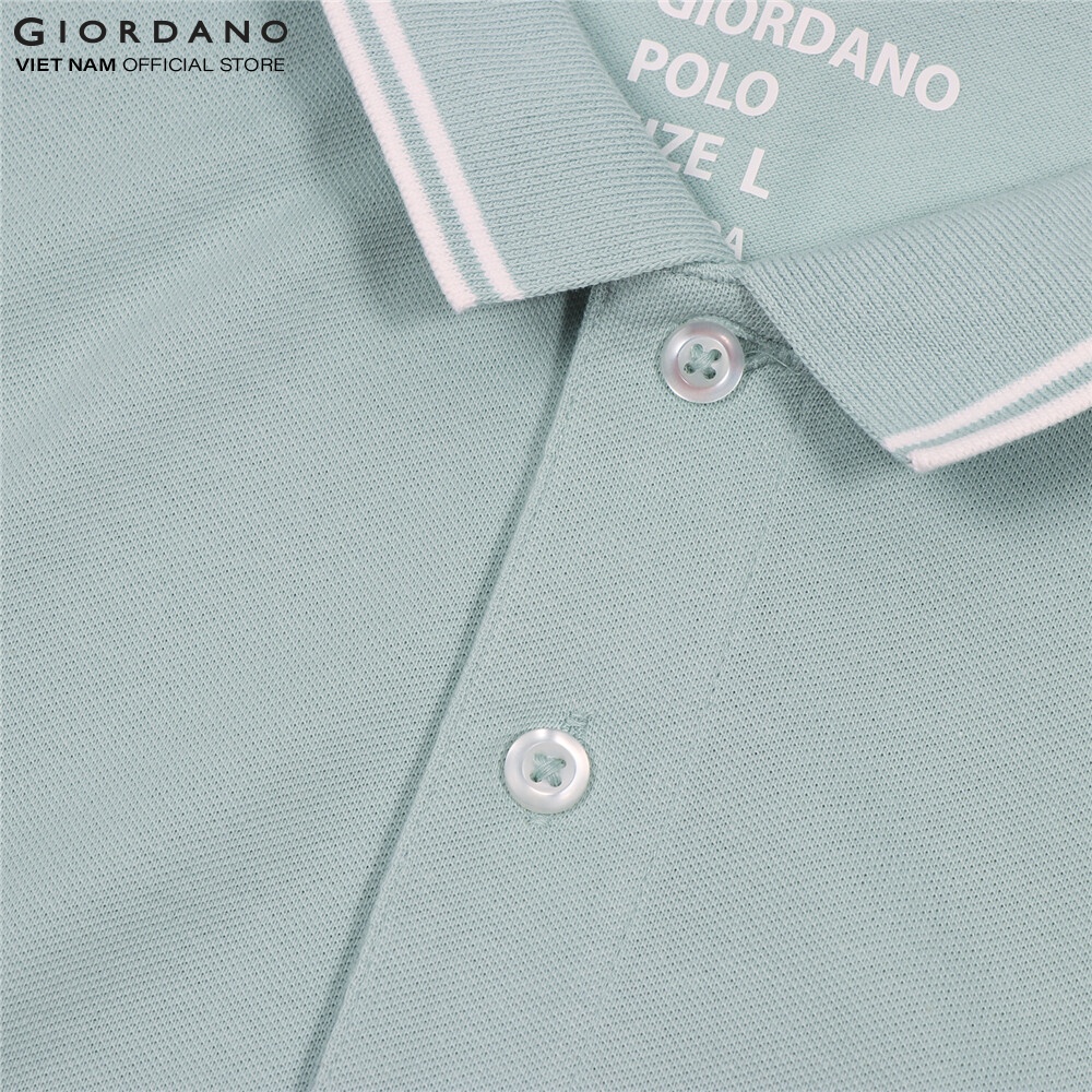 Áo Thun Nam Có Cổ Trơn Polo Giordano 01012018