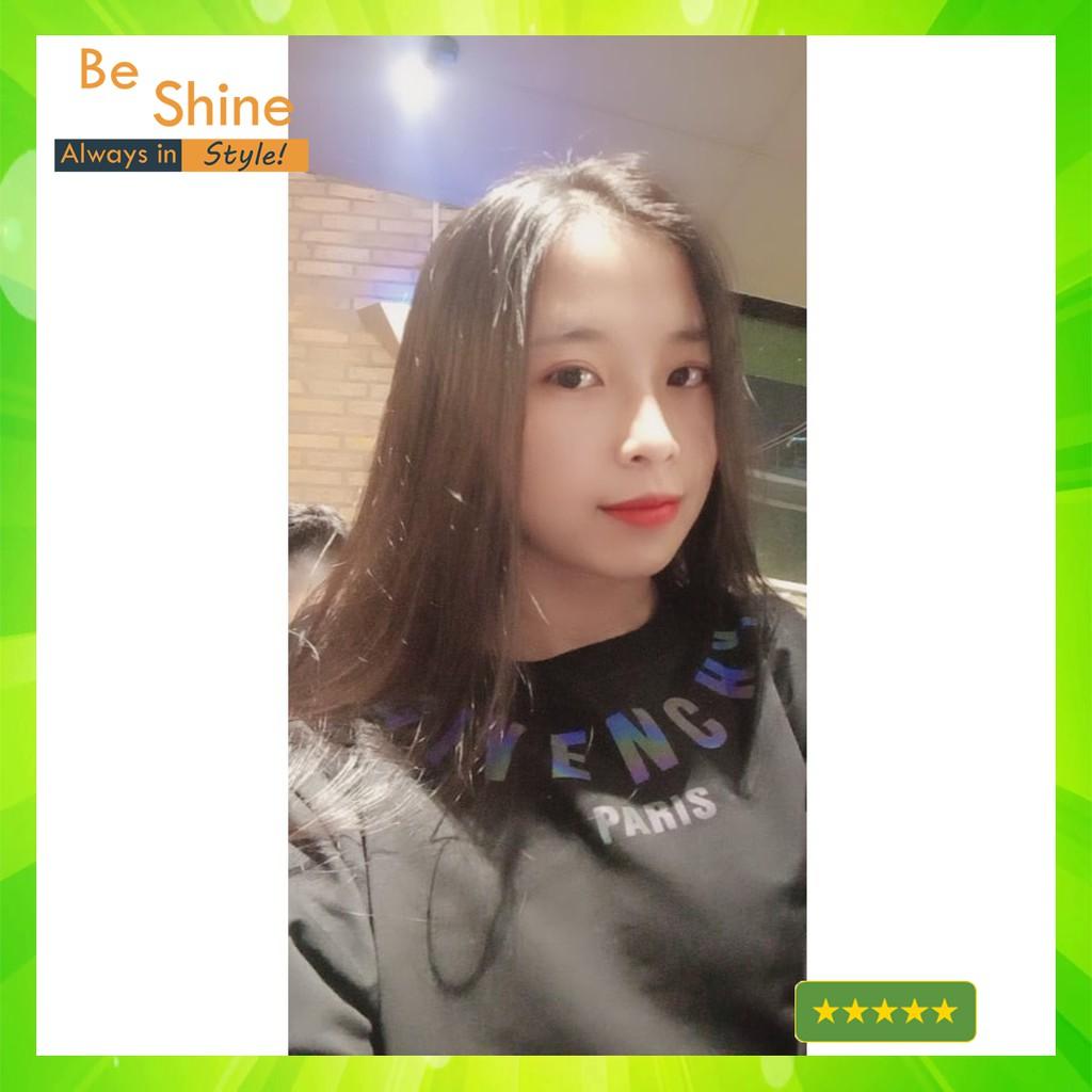 Áo Sweater Phản Quang 7 màu GC.T In Chữ Given chy Áo Nỉ Nam Nữ Dài tay Unisex in hiệu ứng Hologram