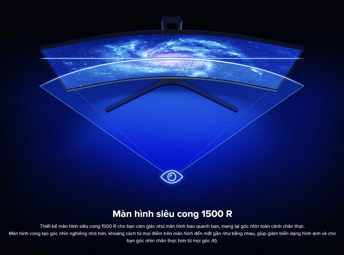 Màn Hình Cong Xiaomi Redmi Mi Curved G34WQ 34 Inch Tần Số 180 Hz 2K Có VESA Chơi Game Làm Việc Thoải Mái - Hàng Nhập Khẩu