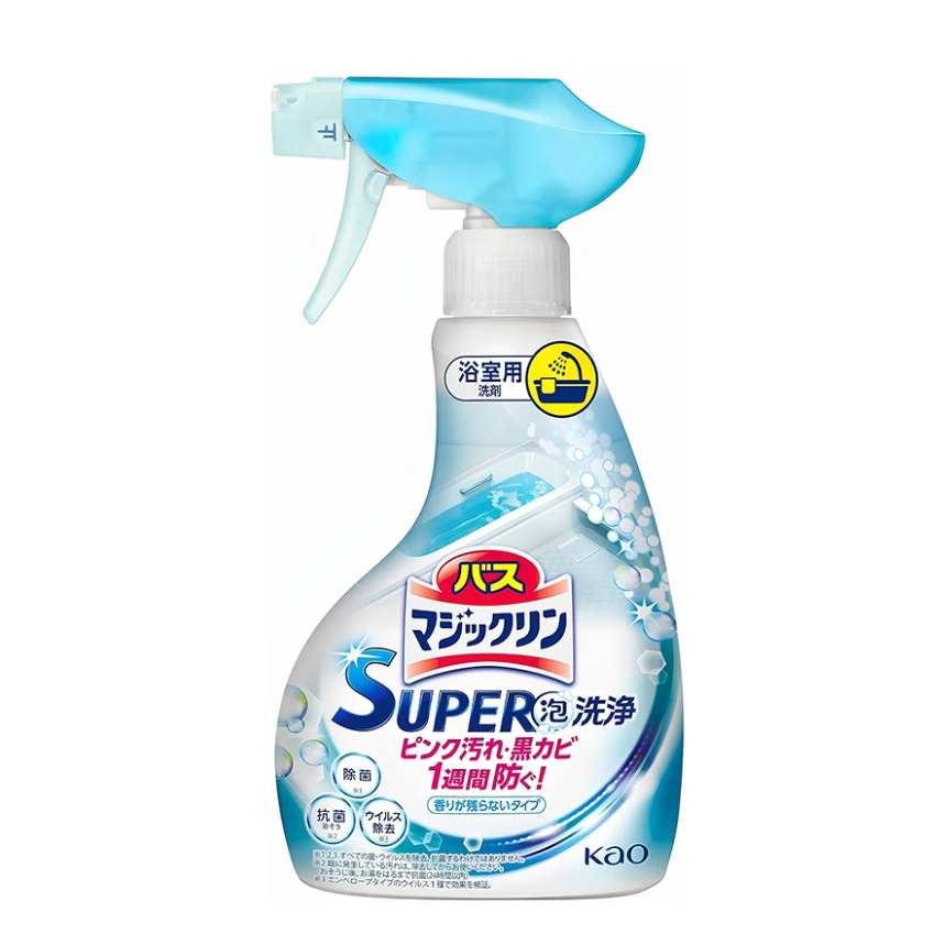 Tẩy cặn canxi Kao Super Nhật Bản 350ml Sạch ố nước kính, bồn rửa sứ, vòi inox, gạch men phòng tắm