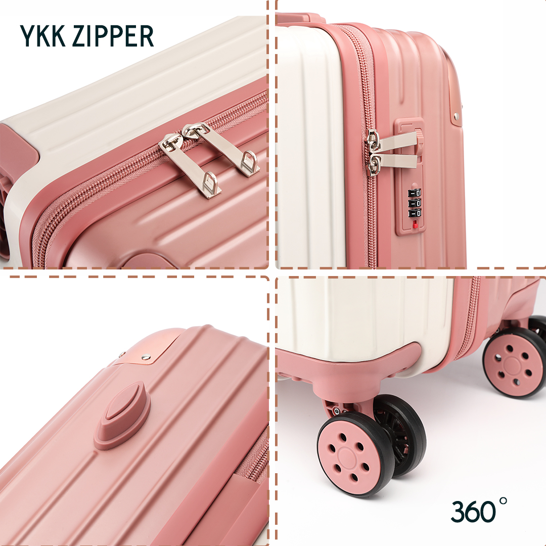 Hình ảnh Vali du lịch Sea Choice chất liệu ABS+PC Size 20/24'' có khóa TSA Bánh xe 360° Dây kéo YKK chống nước có 3 màu- Bảo hành 3 năm