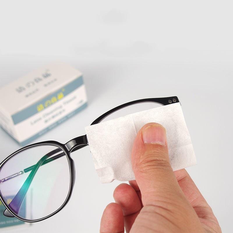 PVN45388 Hộp 100 Khăn Lau Kính Điện Thoại Đa Năng Dùng Một Lần Tiện Dụng