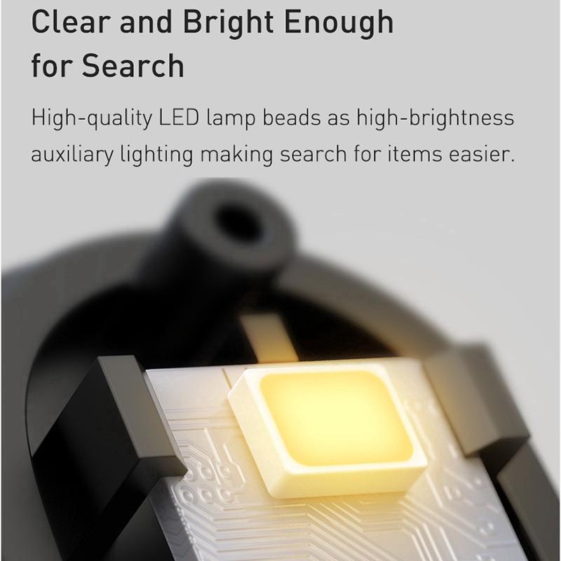 Bộ đèn cảm ứng hình con nhộng nhỏ gọn dùng trong xe ô tô, hộc tủ bàn ghế Baseus Capsule Car Interior Lights