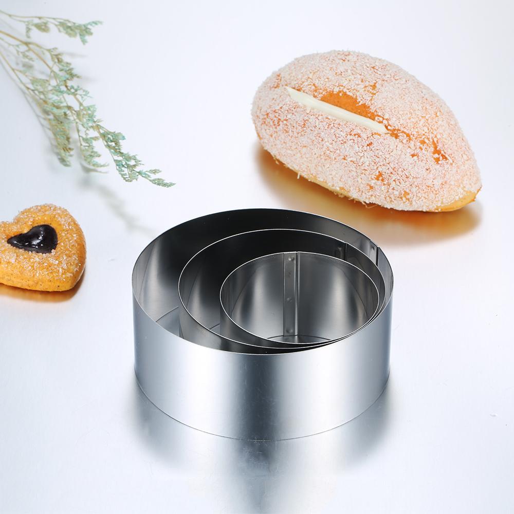 Cắt bánh quy bằng thép không gỉ 430 có 3 kích cở