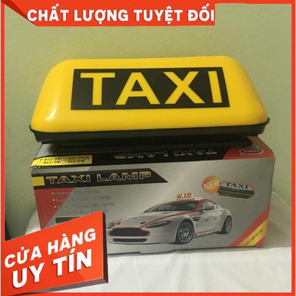 Mào TAXI hút nam châm có đèn LED gắn nóc ô tô cao cấp