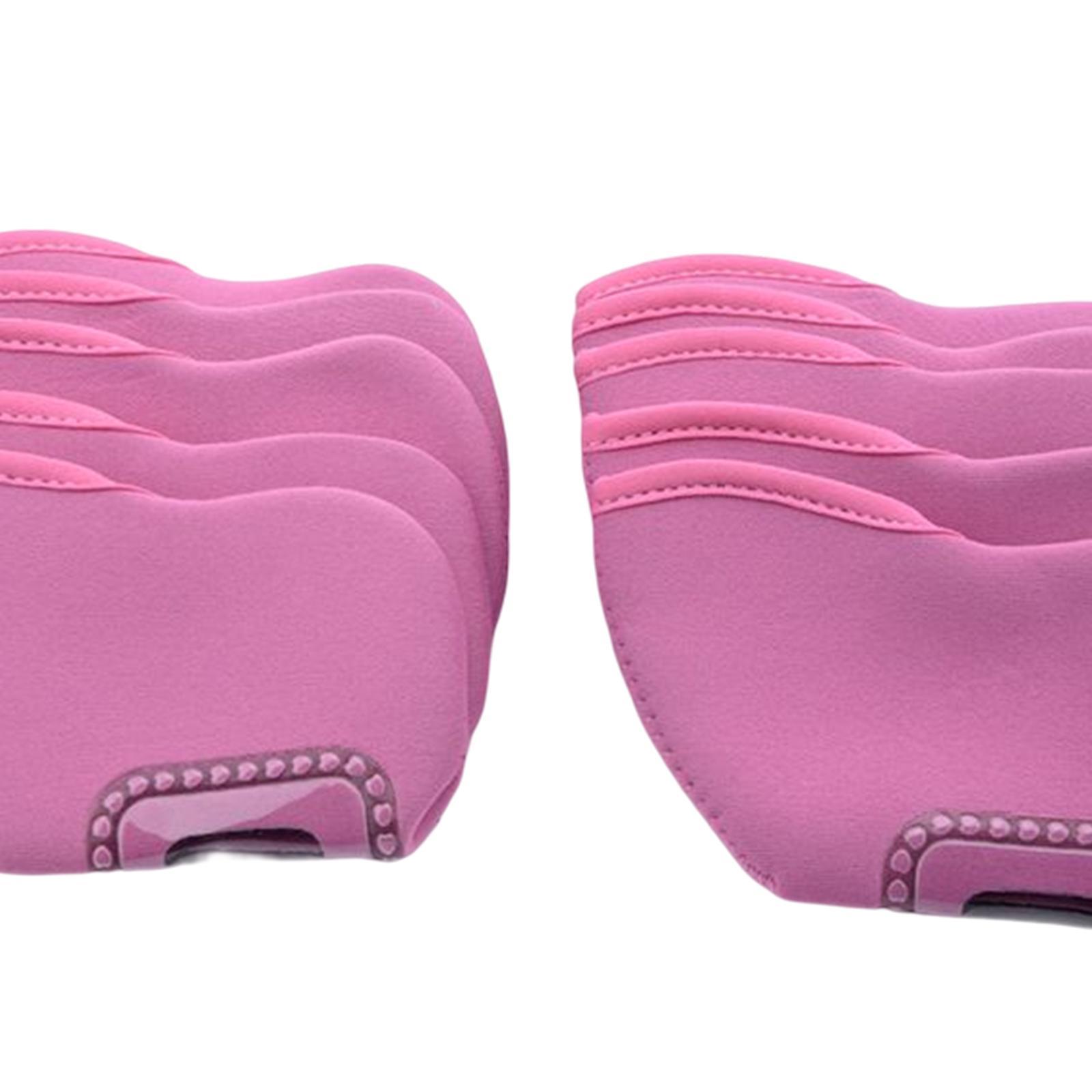 10Pcs Golf Iron Club Head Covers Golf Headcover Waterproof Golf Club Head Cover for Outdoor Sports