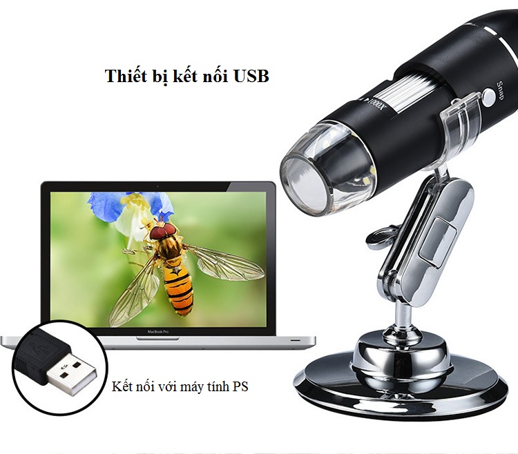 Kính Hiển Vi 1600X Cắm Cổng USB ( KẾT NỐI DỄ DÀNG, ĐỘ PHÂN GIẢI ẢNH CAO ) - Hàng nhập khẩu