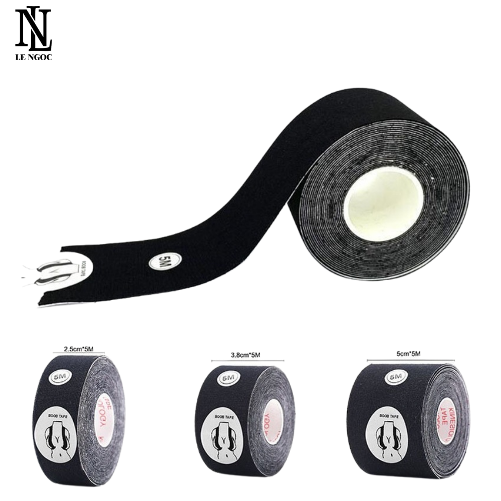 Cuộn băng keo dán ngực vô hình tiện dụng,nâng đỡ vòng 1 chất liệu siêu dính LN157