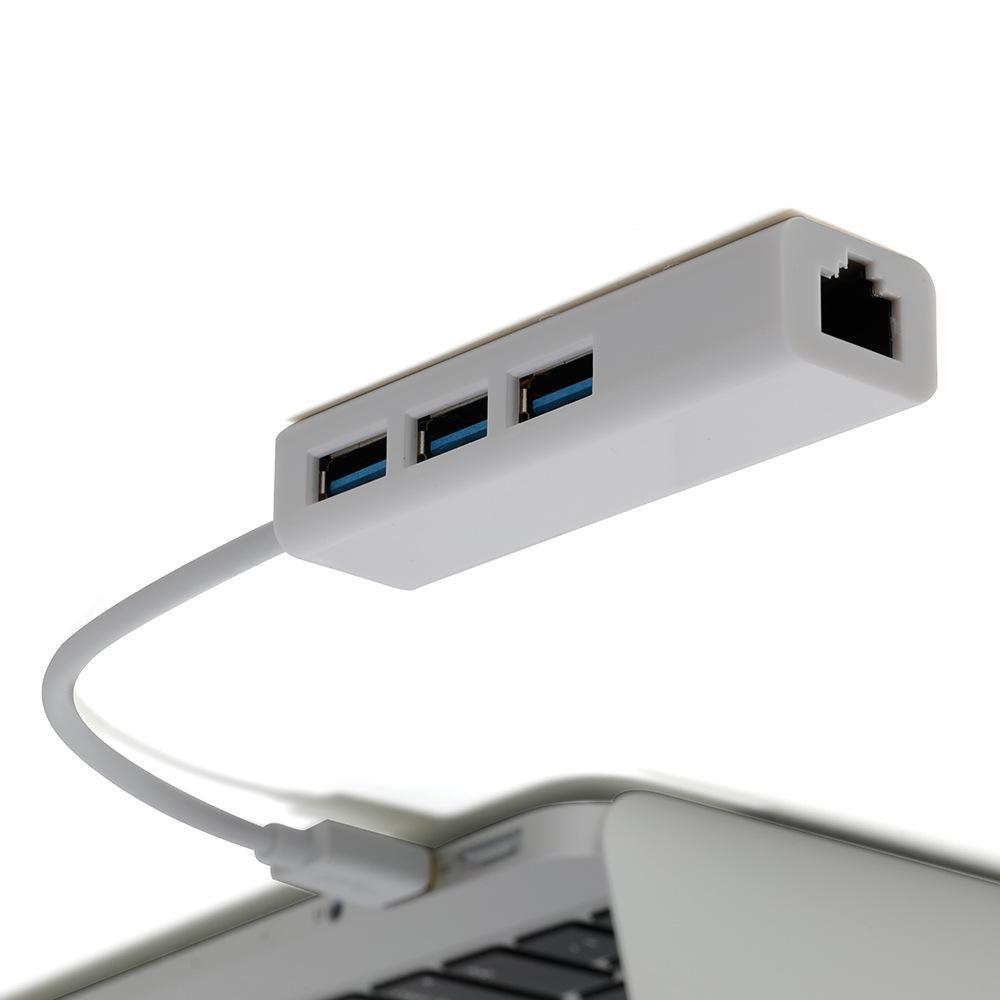 Phong cách mới nhất USB 100M Gigabit card mạng có dây RJ45 cáp mạng giao diện trung tâm chuyển đổi Ethernet không ổ đĩa RTL8152B