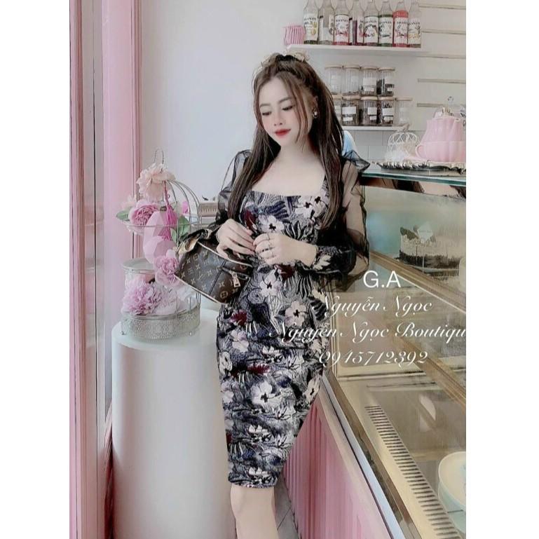 Đầm body hoạ tiết nhiều mẫu xịn xò