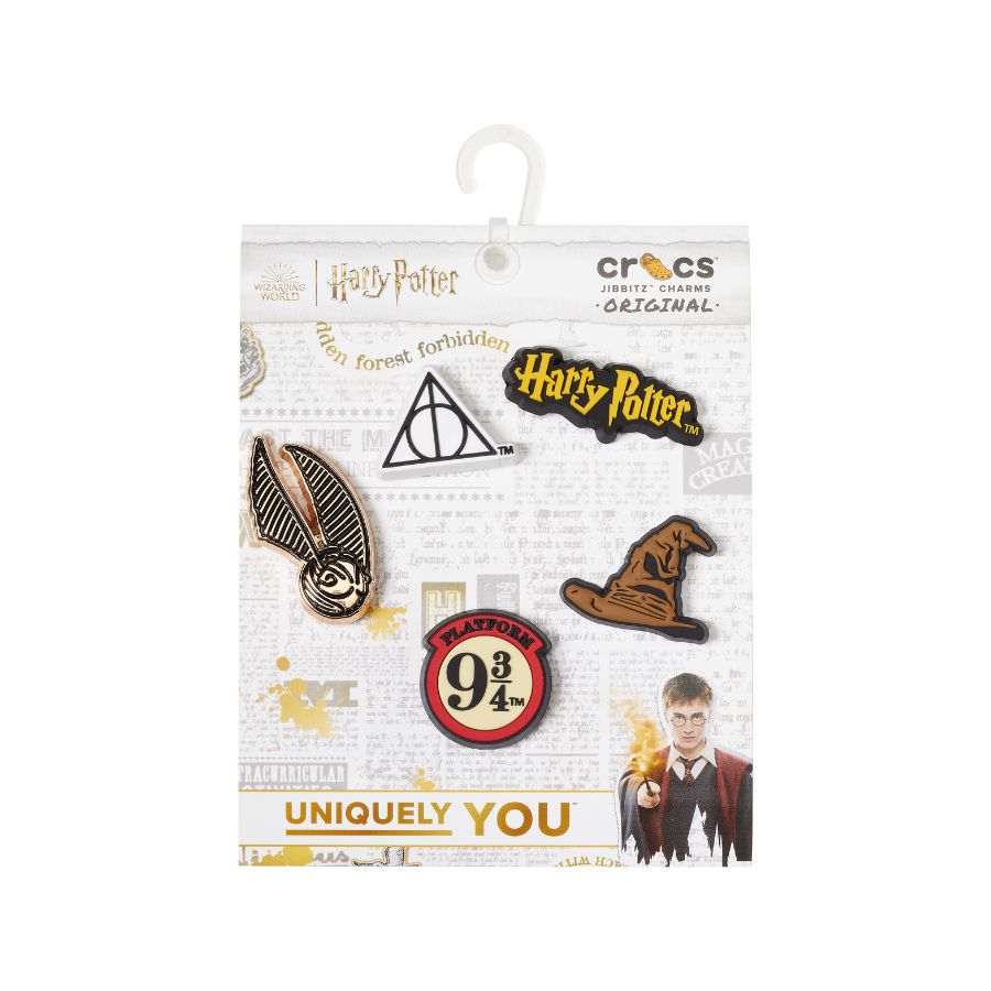 Sticker nhựa jibbitz unisex Crocs Harry Potter Symbol