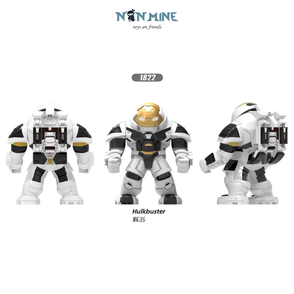 Minifigures Hulkbuster Xếp Hình Lắp Ráp Big Figure MK39 Xinh XH 1822