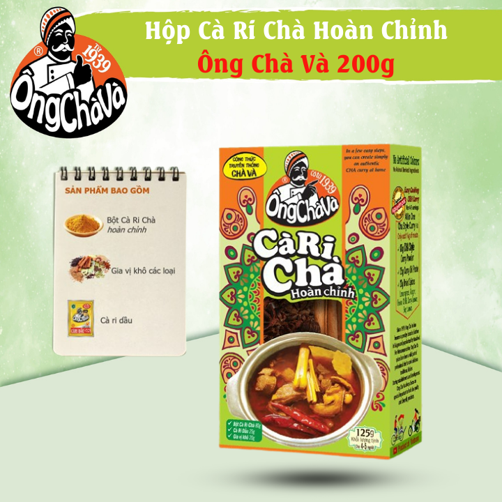 Hộp Cà Ri Chà Hoàn Chỉnh Ông Chà Và 125g