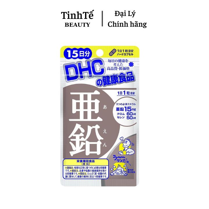 Viên uống Bổ sung Kẽm DHC Zinc 15 Ngày