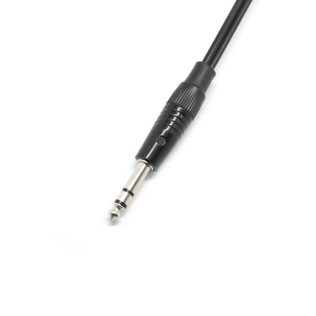 2 Piecces1/4 inch to XLR Audio Y Splitter Converter Cable Adapter ,1Ft/ 30cm 6.35mm 1/4'' TRS Male to 2 Dual XLR Male Microphone Stereo Audio Converter Adapter Cable Cord