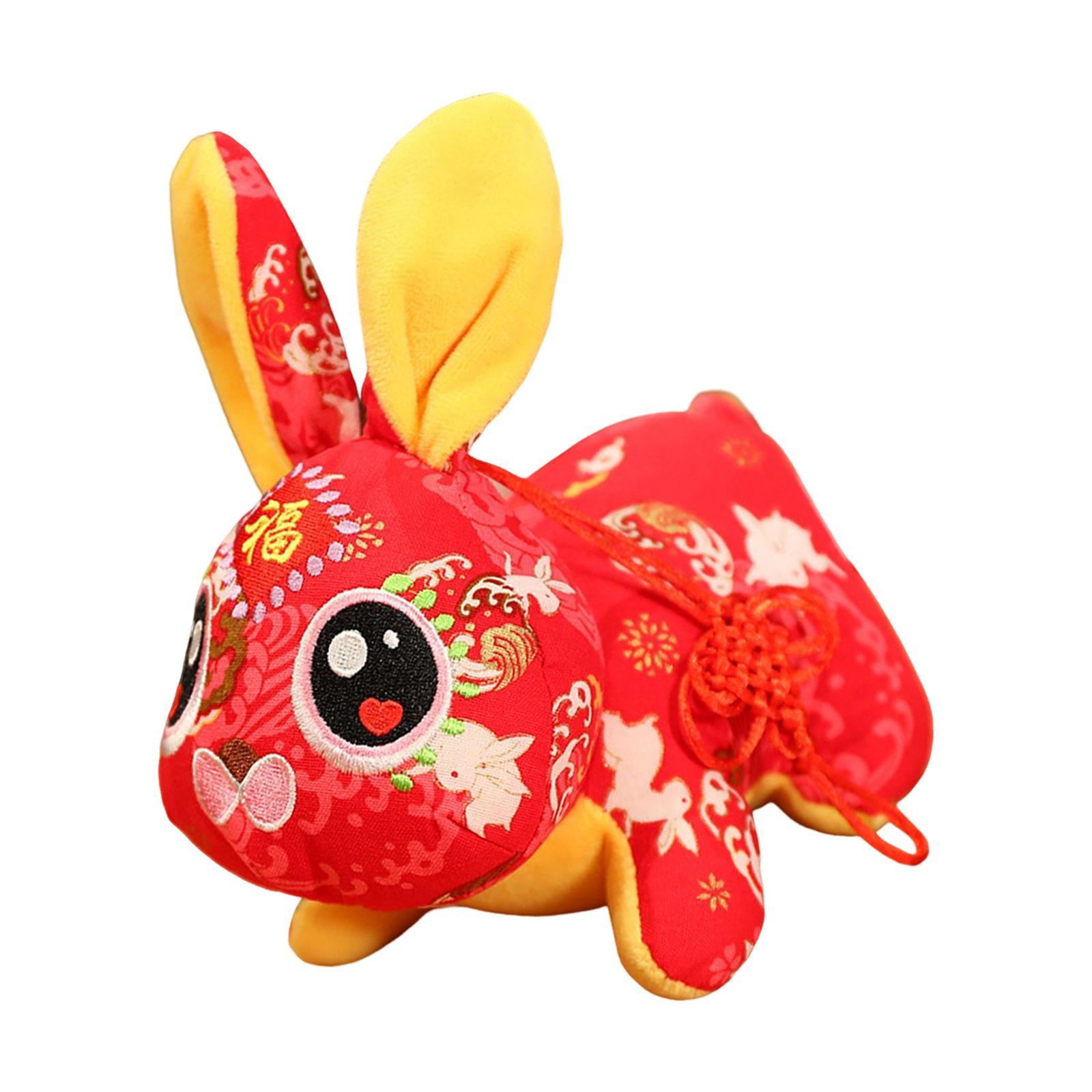 New Year Rabbit Plush Toy Stuffed Animals