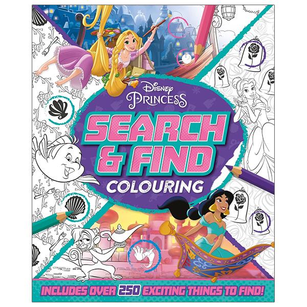 Disney Princess: Search &amp; Find Colouring