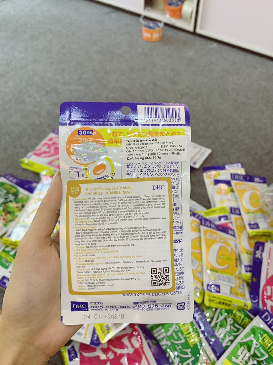 Viên Uống Vitamin Tổng Hợp DHC Multi Vitamin Nhật Bản 30 Ngày