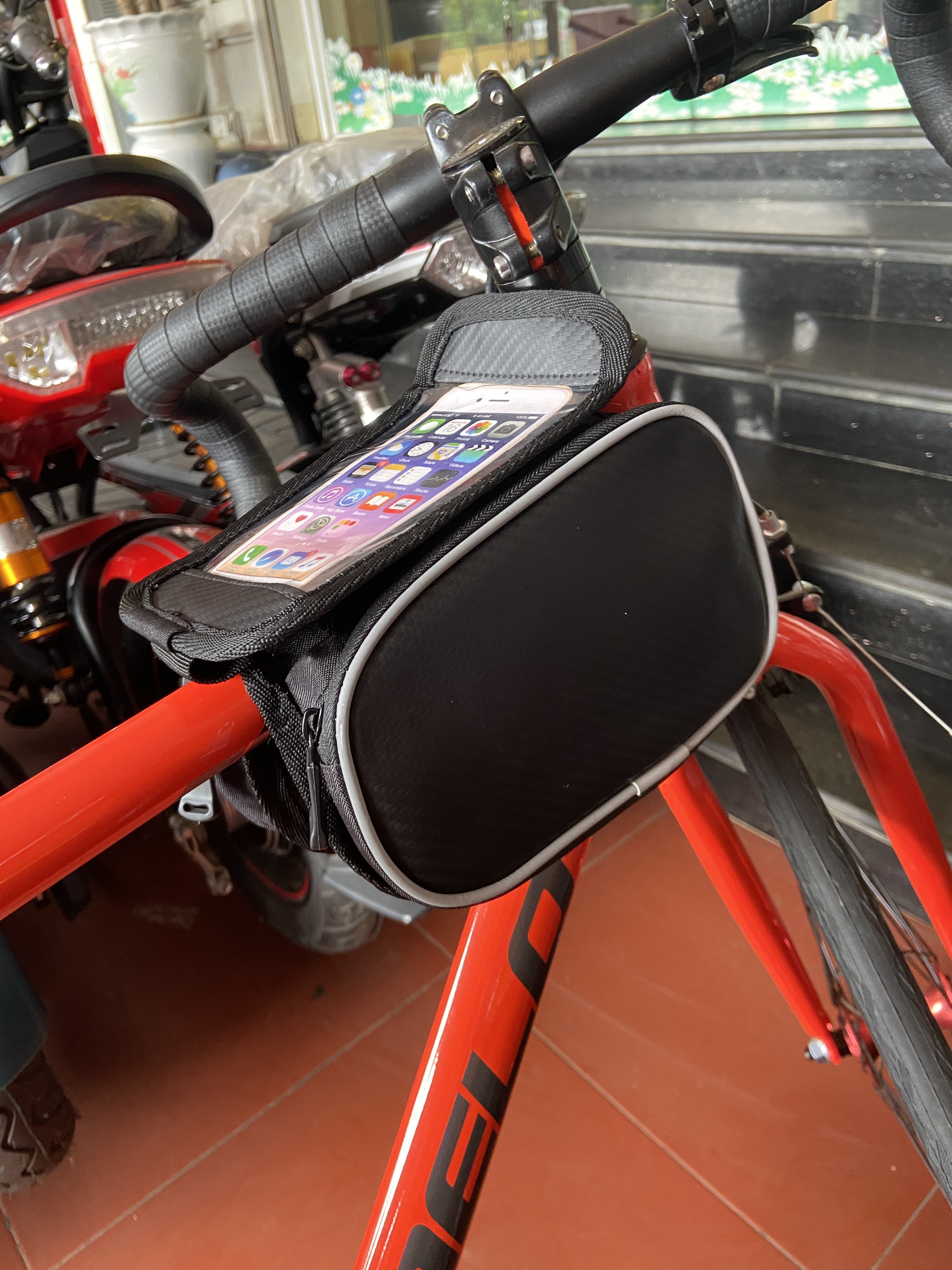 Túi treo khung xe đạp Poswheel chống nước hiệu quả