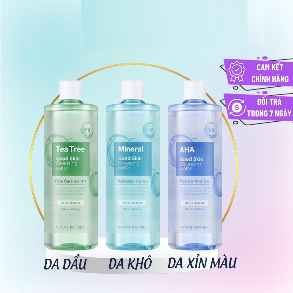 Nước tẩy trang Nature Republic Good Skin Cleansing Water 500ml