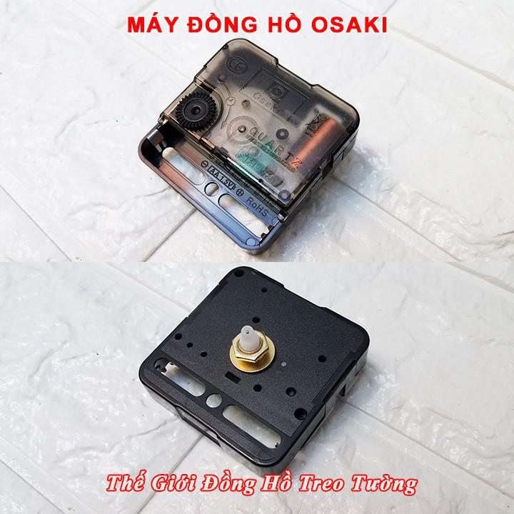 Máy Đồng Hồ Kim Nhảy OSAKI – Bộ Kim Đao thân Kim màu Đen có phủ DẠ QUANG màu XANH – Tặng Pin Maxell – Bảo Hành 1 Năm