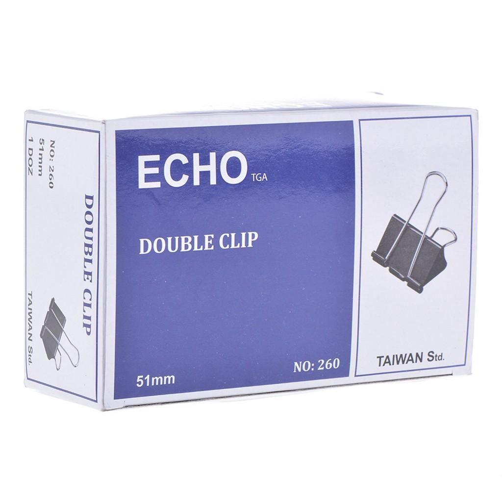 Lốc 2 Kẹp Bướm Echo 51mm