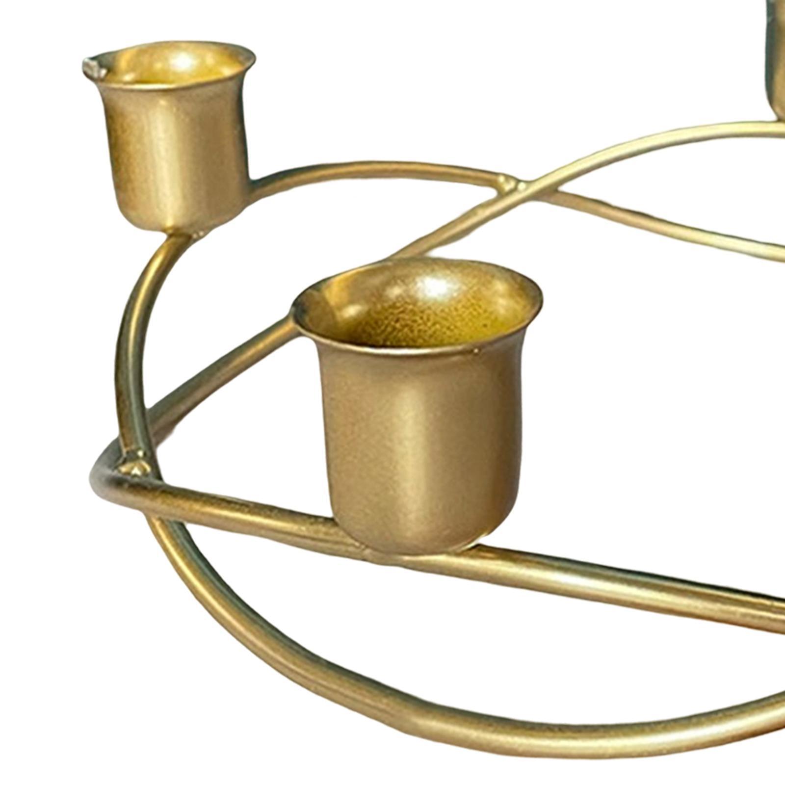 Candle Holder Wedding Table Home Home Decor Candle Holder Party Metal Stand Gold