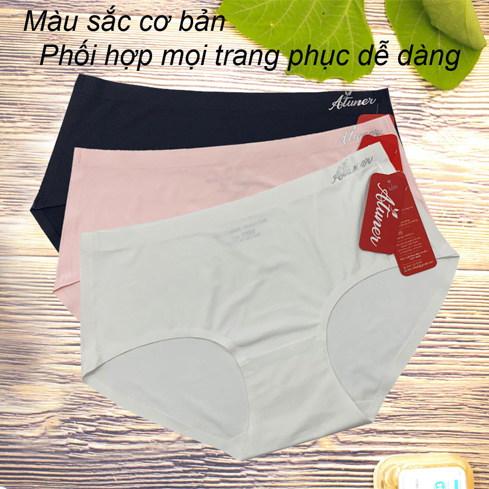 Combo 3 Chiếc Quần Lót Nữ Không Đường May Thời Trang ATUNER QL003, Mềm Mịn, Thoáng Mát (Hàng Chính Hãng) - Hàng Chính Hãng