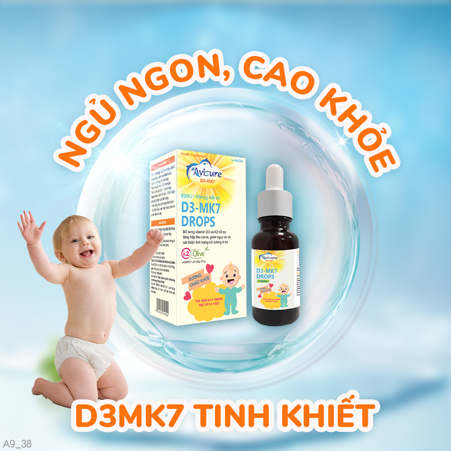 Avisure D3MK7 10ml D3K2 tinh khiết từ Italia