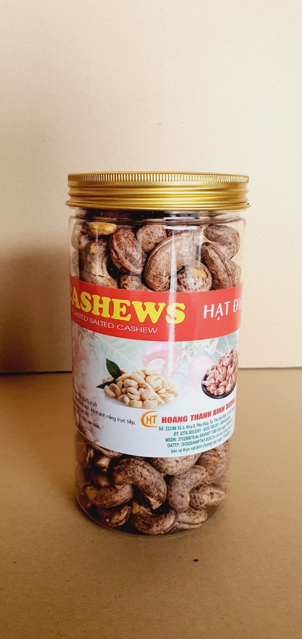 [Combo 2 hộp] 1Kg Hạt Điều Vỏ Lụa Xếp Hoa Size A Thương Hiệu Hoàng Thành Bình Dương