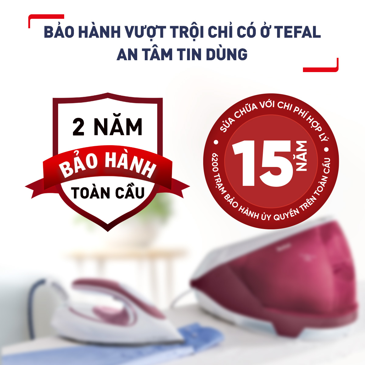 [MỚI RA MẮT] Bàn ủi hơi nước Tefal SV9201E0 - Hàng chính hãng