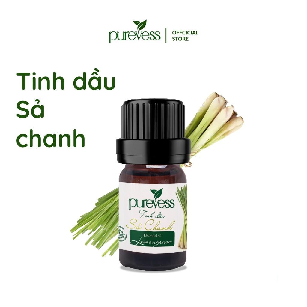 Tinh dầu Sả Chanh thơm phòng đuổi muỗi Purevess 15ml