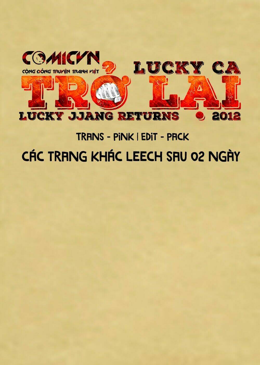 lucky ca trở lại - lucky jjang returns 2012 chapter 6 1