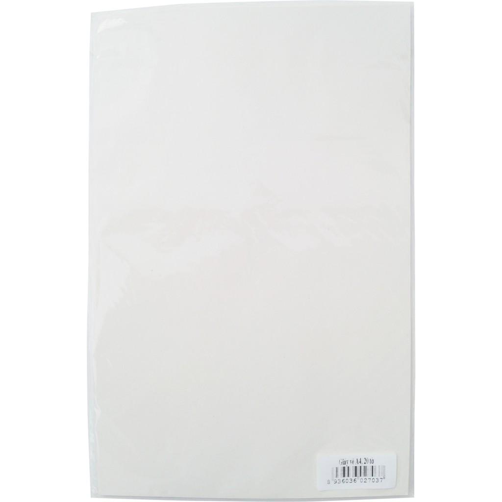 Giấy vẽ A4 20 tờ tập MS: 703