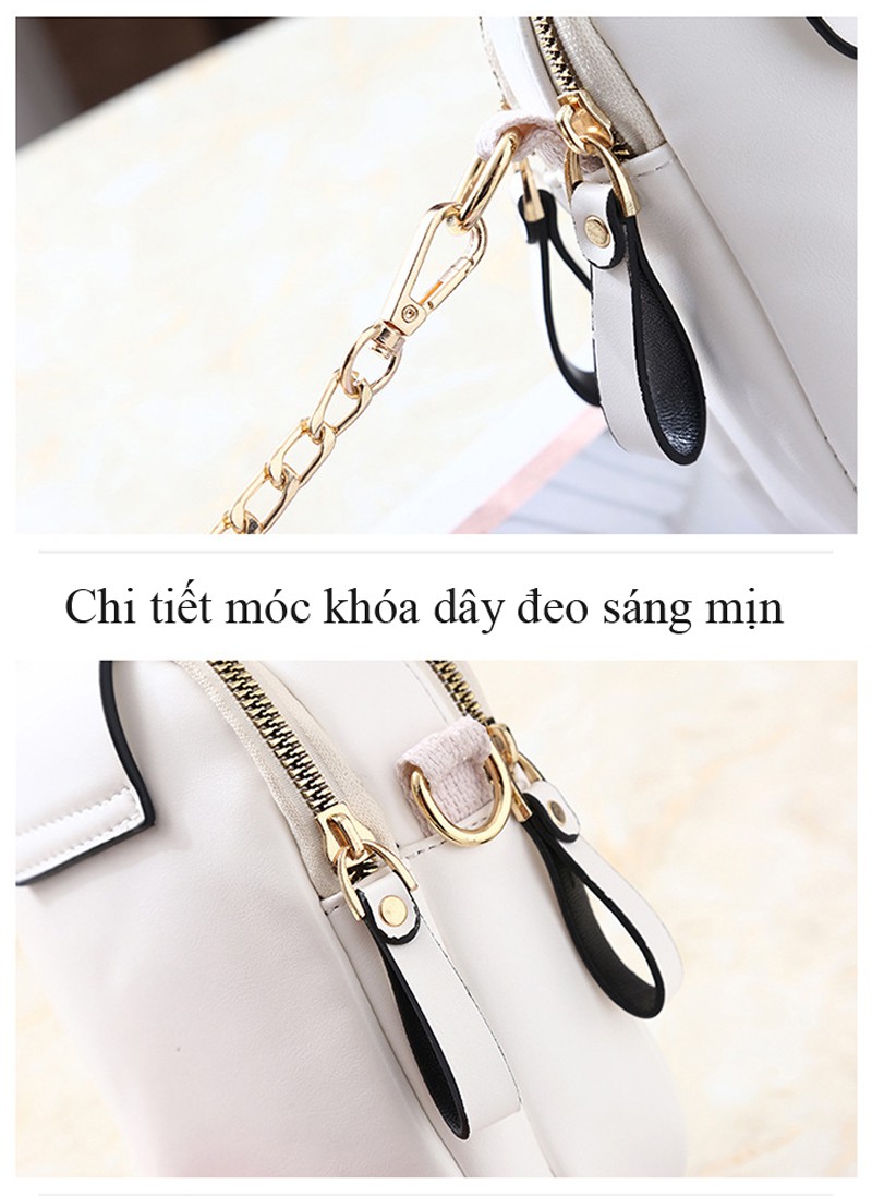 Túi đeo vai nhỏ gọn khóa hình thỏ