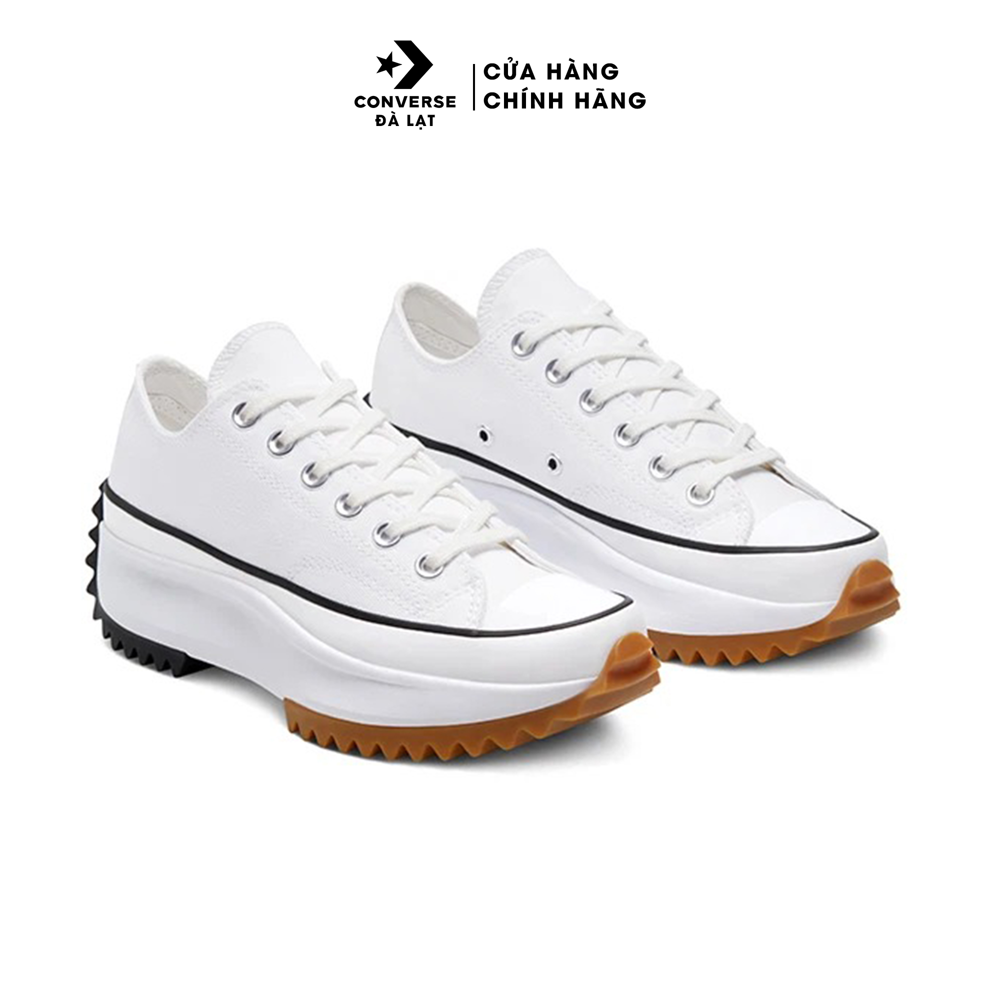 Giày sneakers độn đế Converse Run Star Hike Twisted Classic Foundational Canvas - 168817V