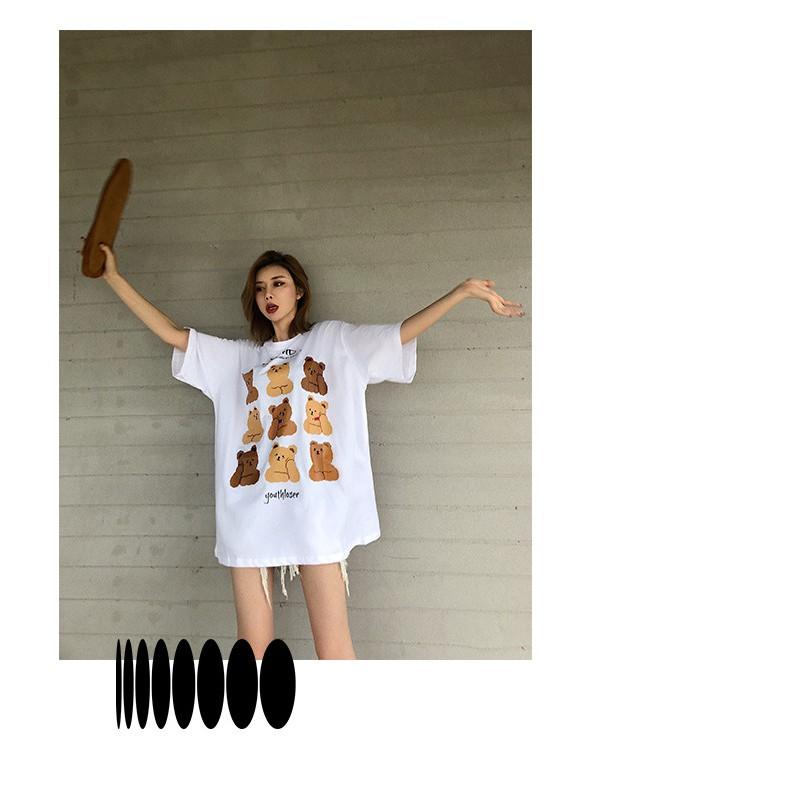Áo Thun Gấu Nâu Unisex Giấu Quần