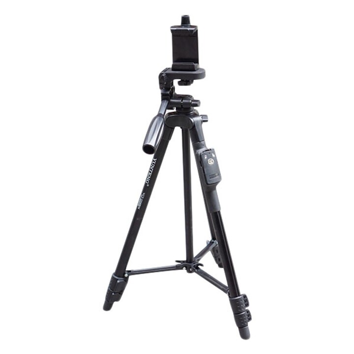 Combo Chân Máy Tripod 5208 + Đầu kẹp + Remote + Cáp + Túi đựng