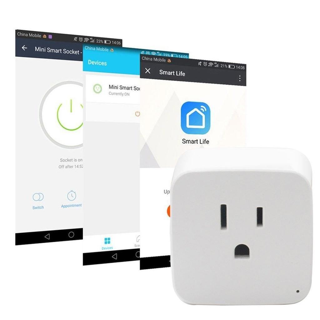 APP Mobile Phone Remote Control Switch Smart WiFi Socket Timer Power US Plug