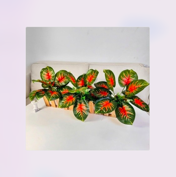 Chậu cây hàng rào gỗ nâu trang trí nhà cửa, nhà hàng, cafe - Cây giả, hoa lụa Decor trang trí nhà cửa