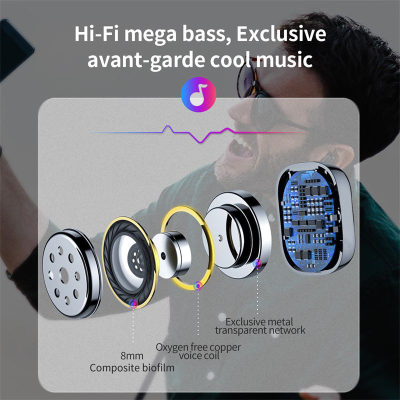 Tai nghe bluetooth thông minh chống nước hiệu Baseus Encock True Wireless Earphones V01 trang bị Bluetooth 5.0, âm thanh Hifi 6D, khả năng chống ồn hiệu quả - Hàng nhập khẩu