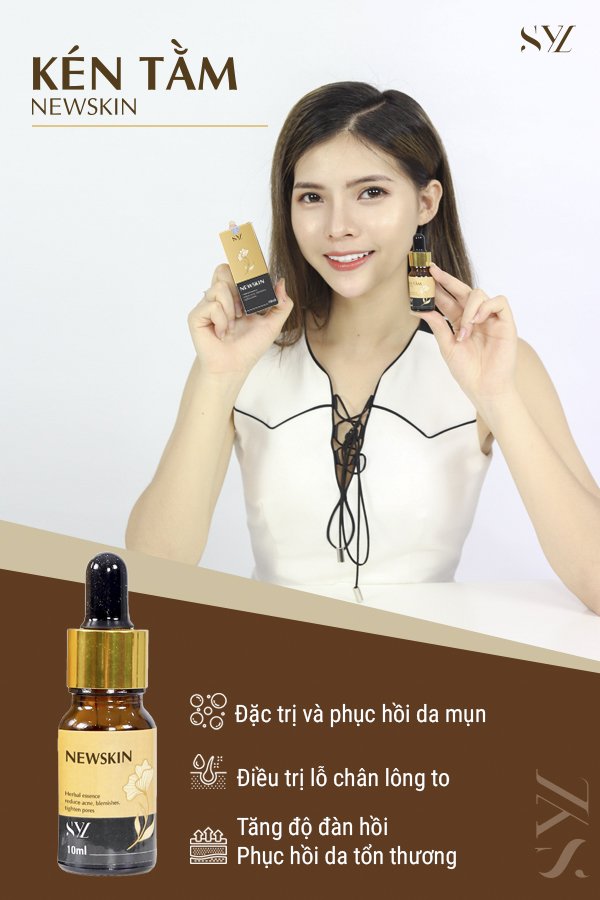 Serum trị mụn kén tằm Newskin - Chuyên hỗ trợ điều trị và phục hồi da mụn