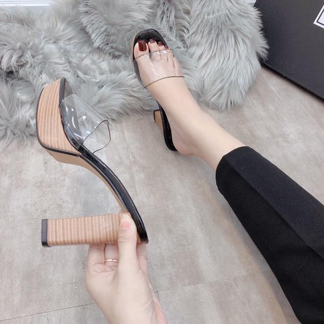 - Dép đúp gỗ quai meca