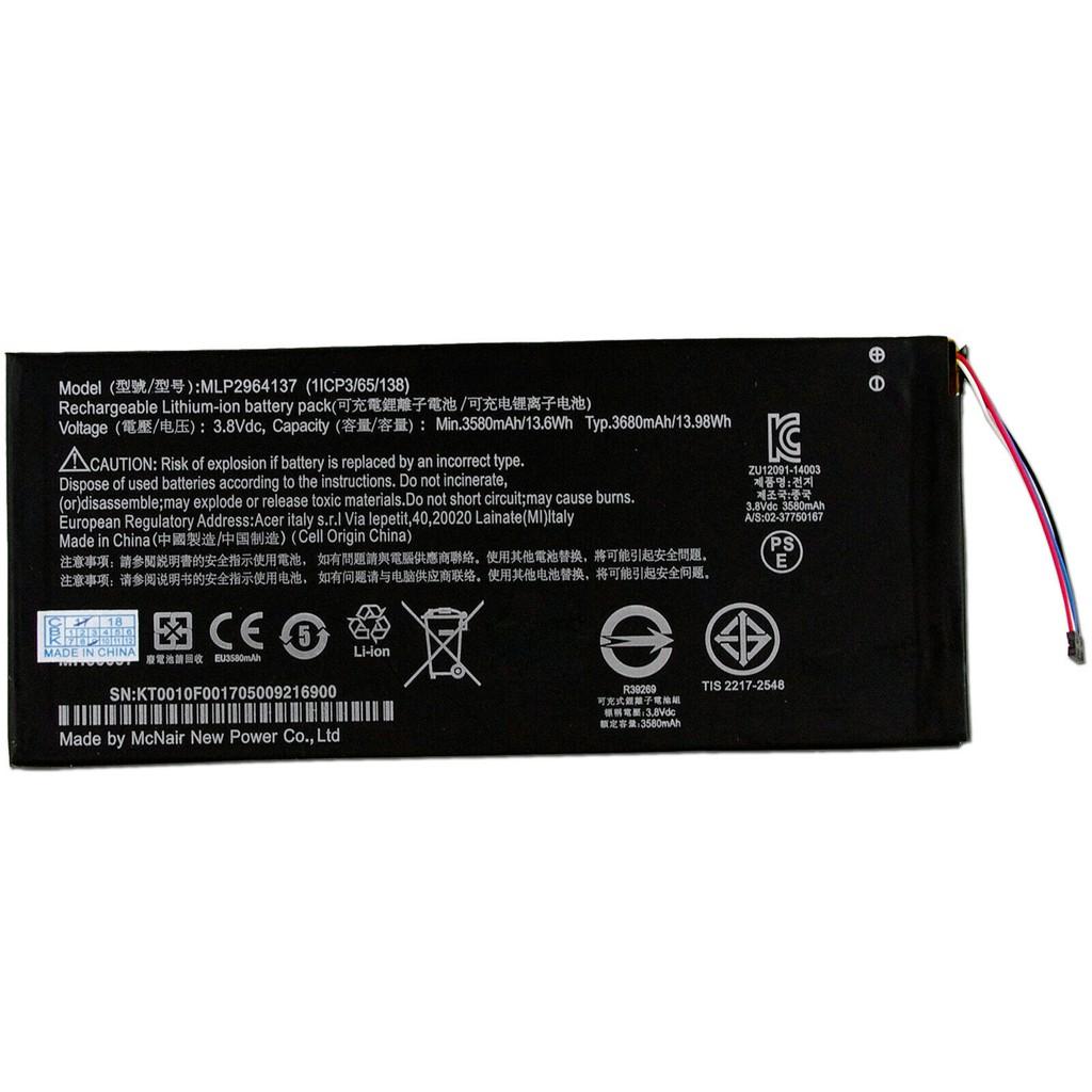 Pin Dùng Cho laptop Acer A1402, One 7 B1-730 B1-730HD 3165142P MLP2964137