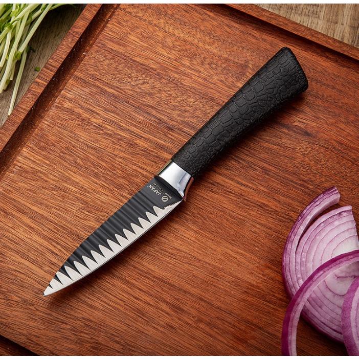 Bộ Dao Nhật Bản Japan Askh 6 Món Chống Dính Cao Cấp - 6 món dao nhật inox - Bộ dao inox - dao chặt xương