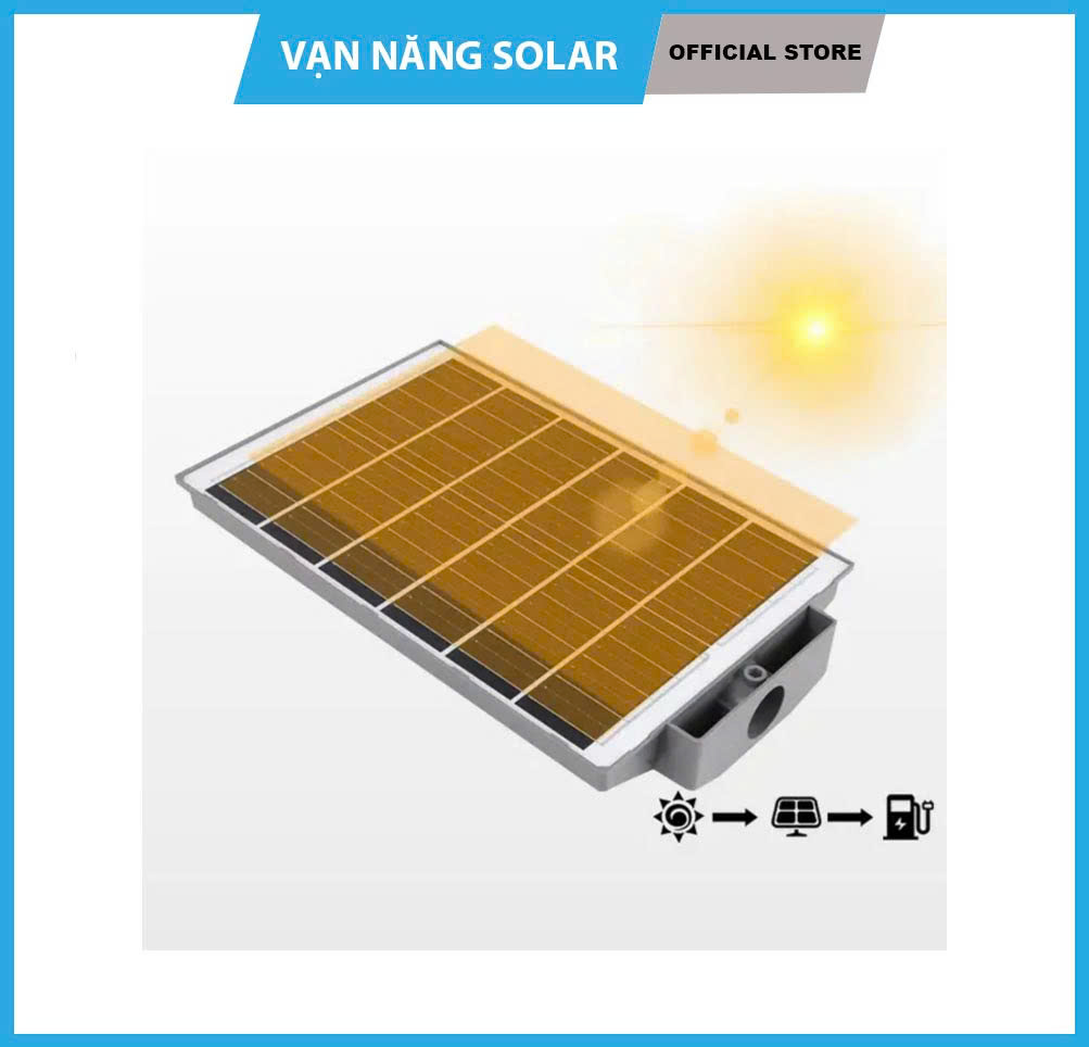 Đèn đường năng lượng mặt trời 3 mặt 600W