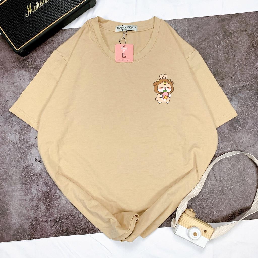 Áo thun tay ngắn Be Yourself unisex size M L XL - THỎ CẦM CÀ RỐT