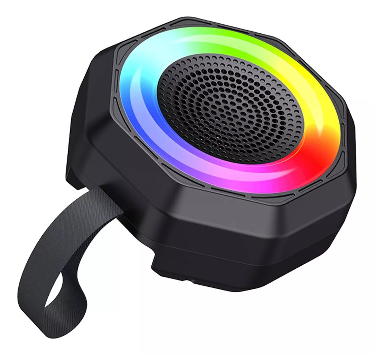 Loa Bluetooth mini quai xách cầm tay treo xe LED RGB Colorfull SPEAKER 1200mAh